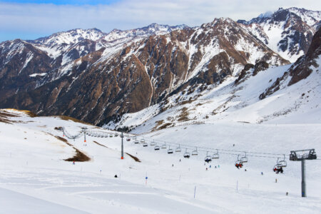 Ski resort Shymbulak in Kazakhstan, author @yrabota